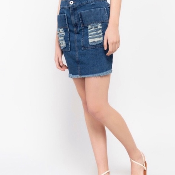 POL Dresses & Skirts - NEW POL Denim skirt size S. NEW